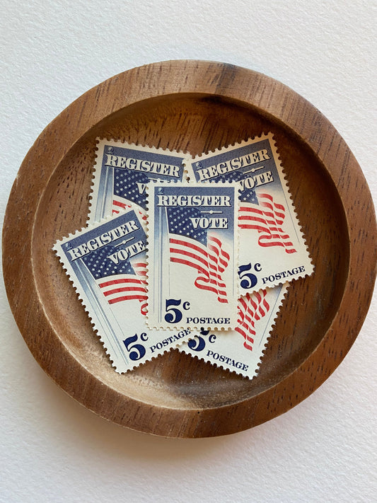 Unused 1964 Register and Vote Postage - 5 cents