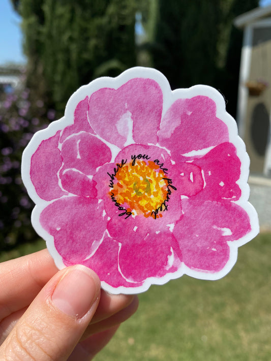 Rose Vinyl Decal