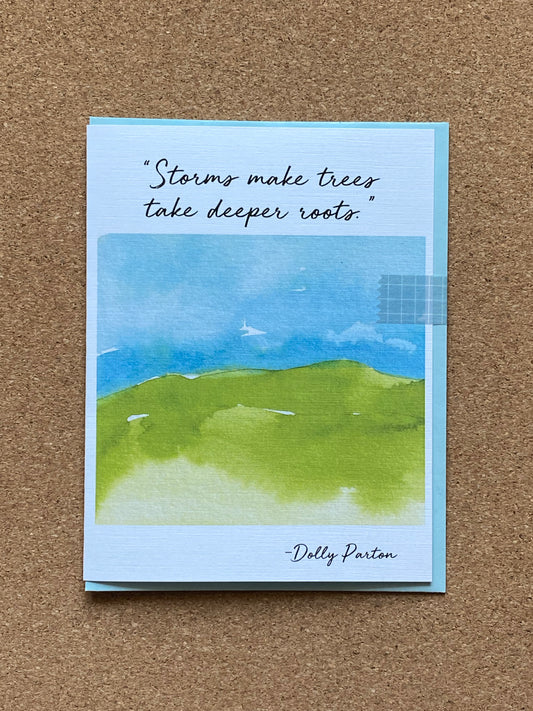 Dolly Parton Quote Blank Card (A2)